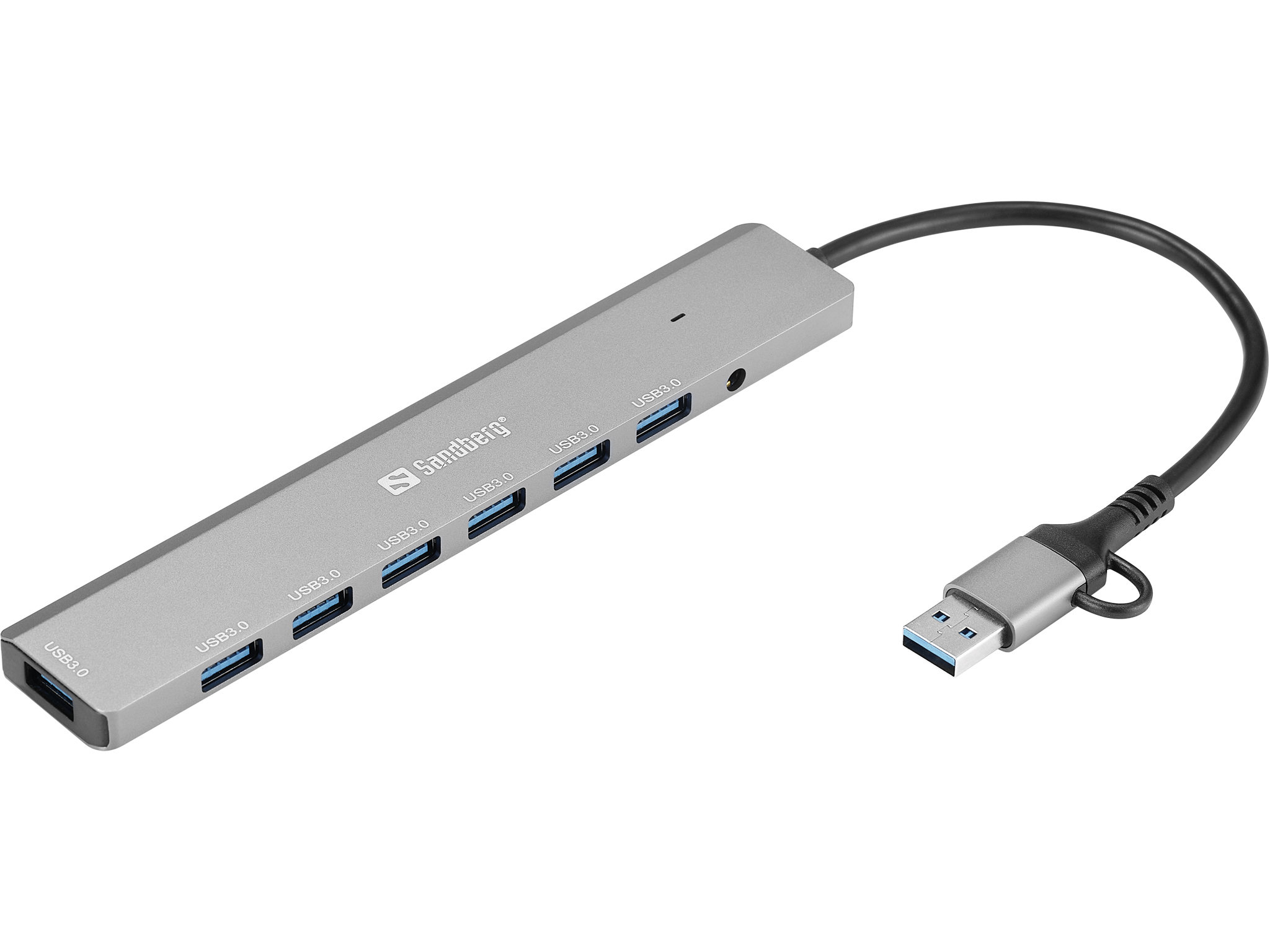 Sanberg Hub USB-C/A 7 x SuperSpeed USB 3.0