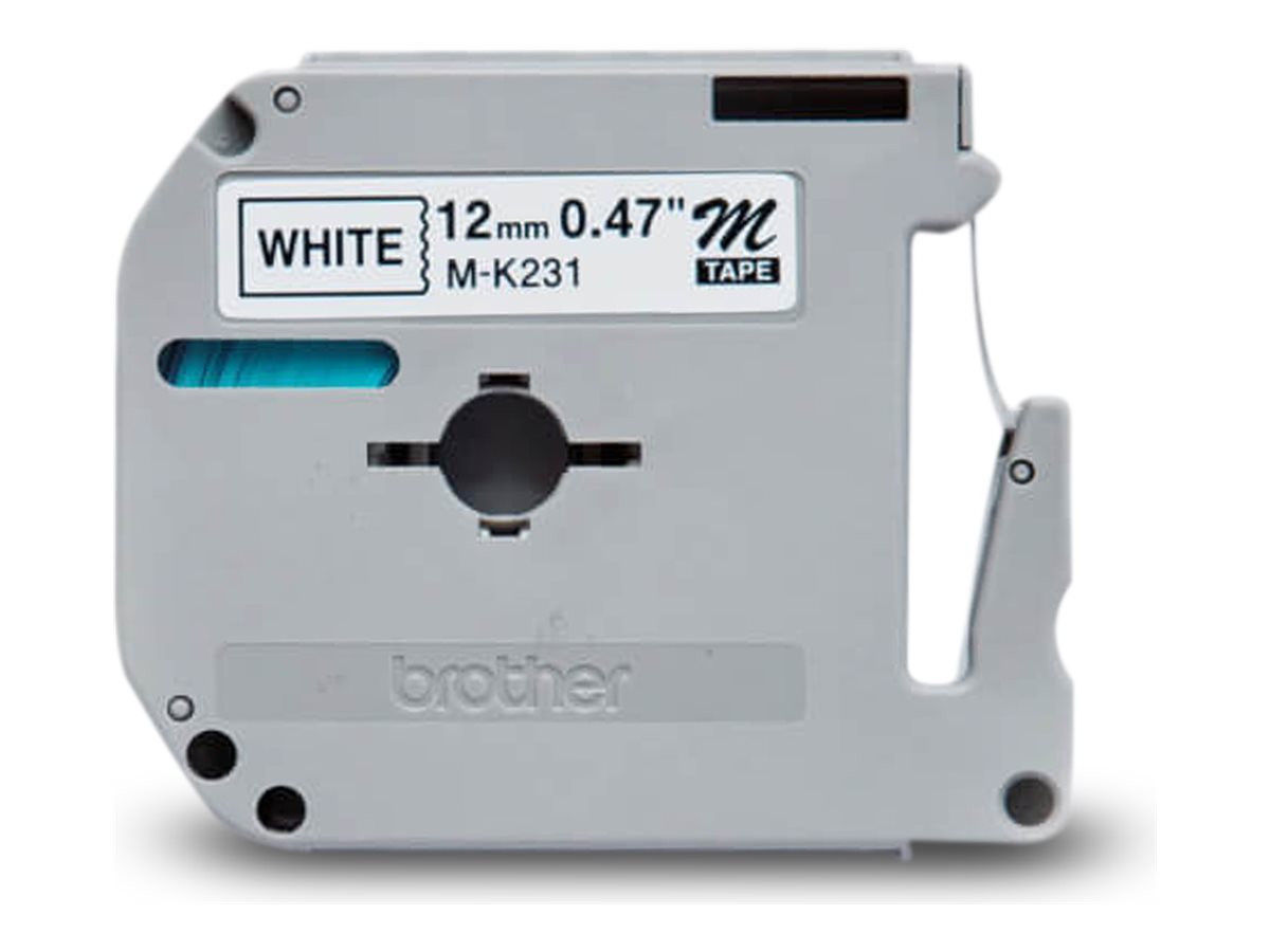 MK231BZ BROTHER PTOUCH 12mm WEISS-SCHW