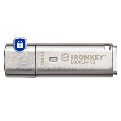 Kingston IronKey Locker+ 128GB Encryption