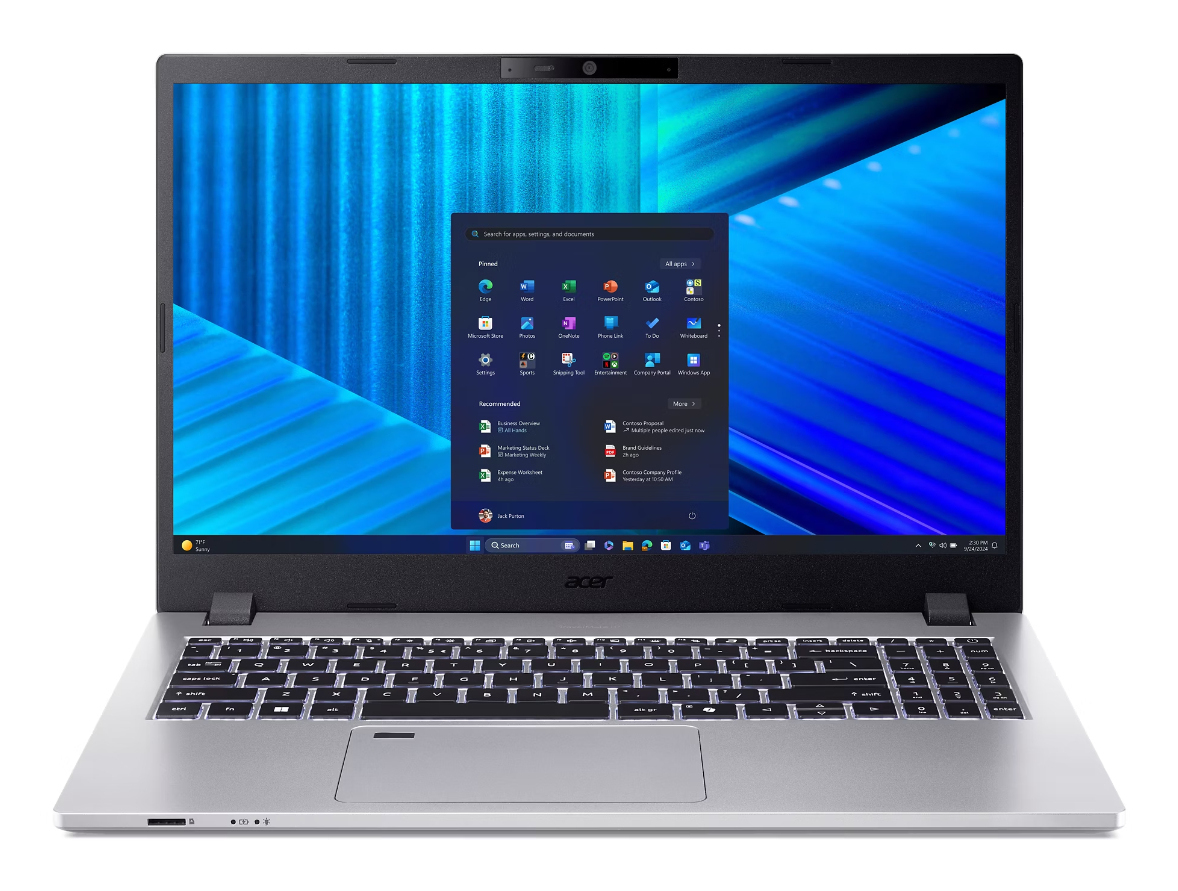 acer TravelMate P2 TMP21575G2TCO54C5 Laptop 39,6 cm 15,6 Zoll, 16 GB RAM, 512 GB SSD, Intel Core Ultra 5 125H