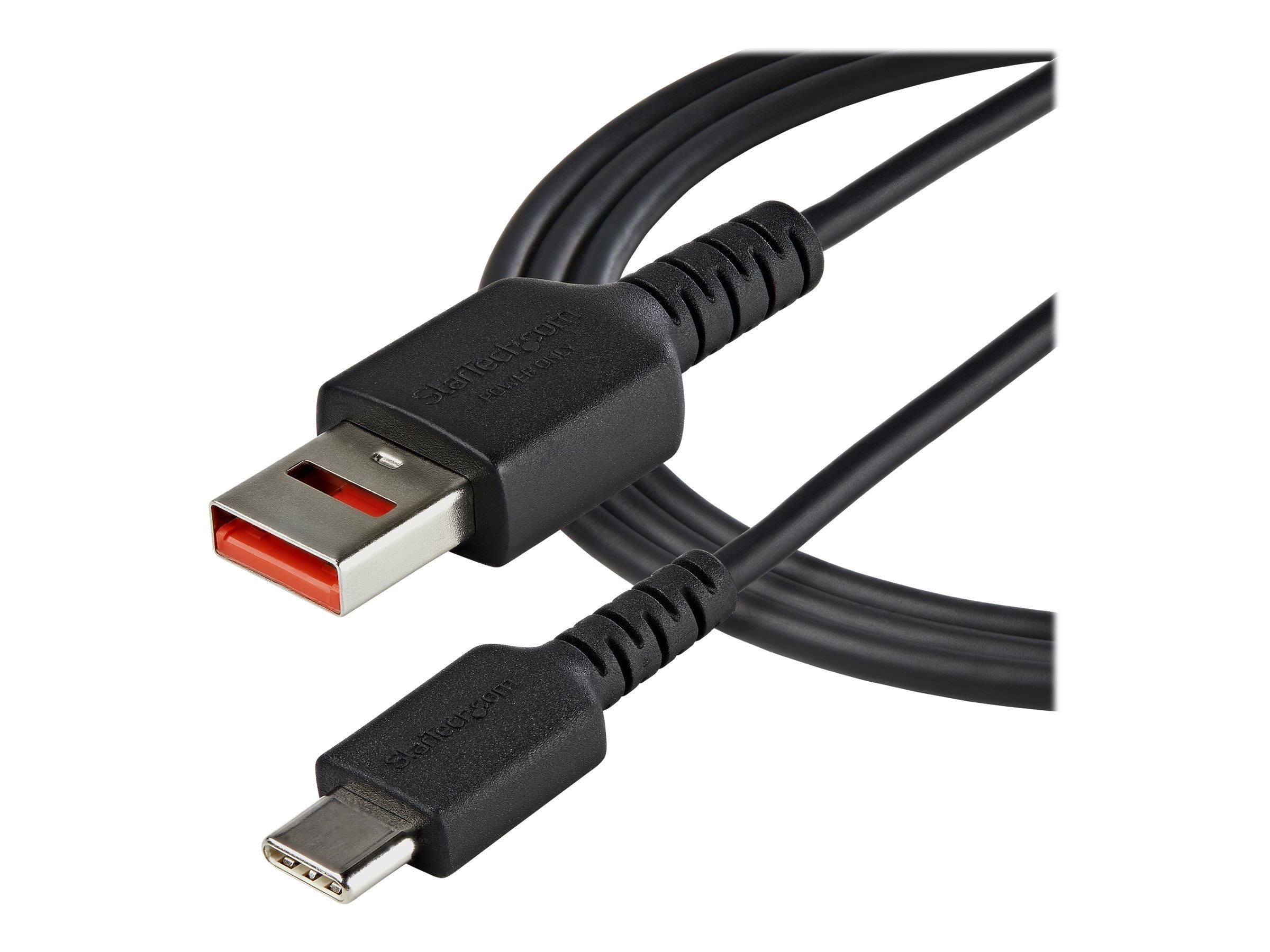 STARTECH.COM 1m USB data blocker cable - USB-A to USB-C Safe charging cable - no data transfer - for mobile phone/tablet