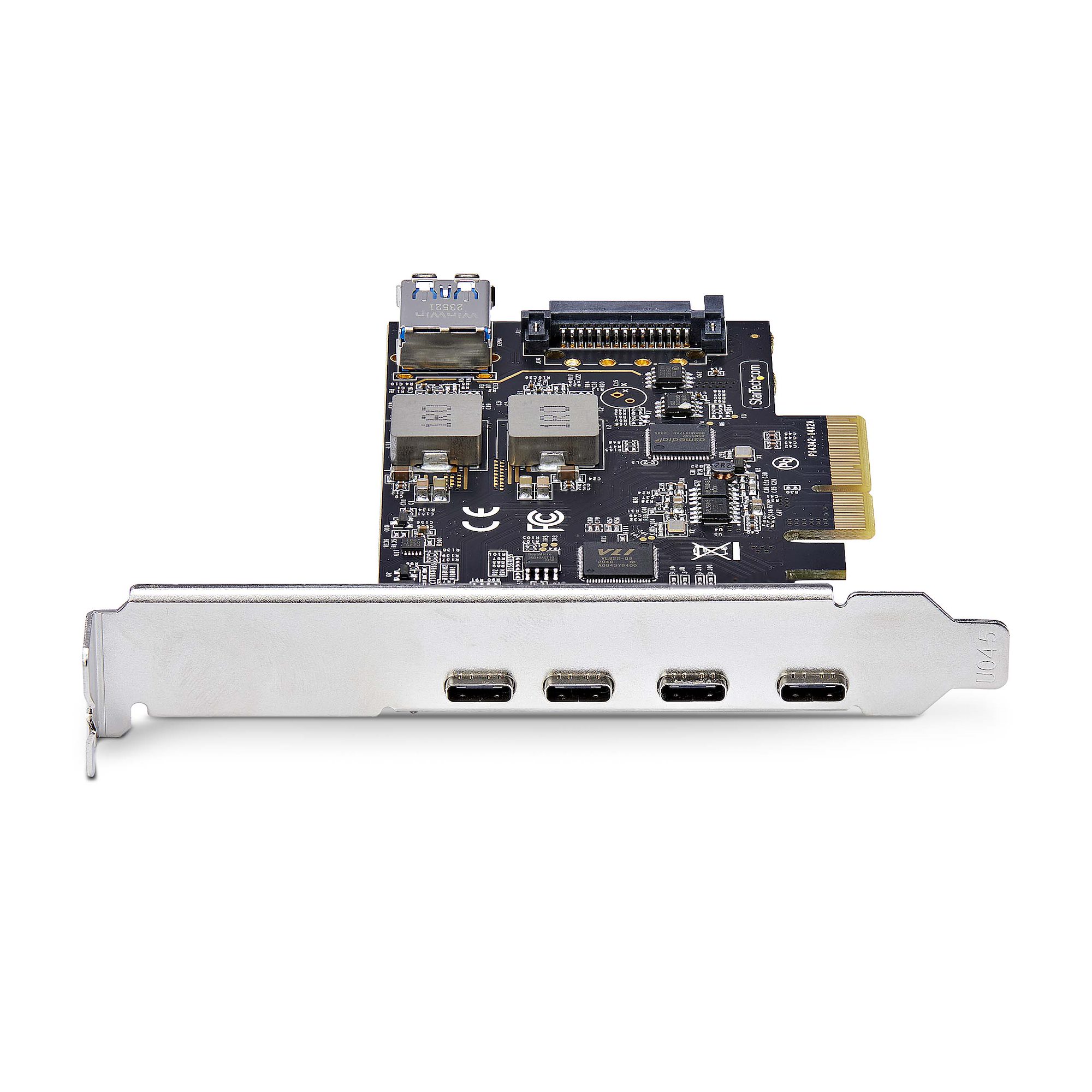 STARTECHCOM 5Port USBC PCIe Karte USB 32 10 Gbit USB C PCI Express USB C Erweiterungskarte 4x USBC 1x USBA Intern