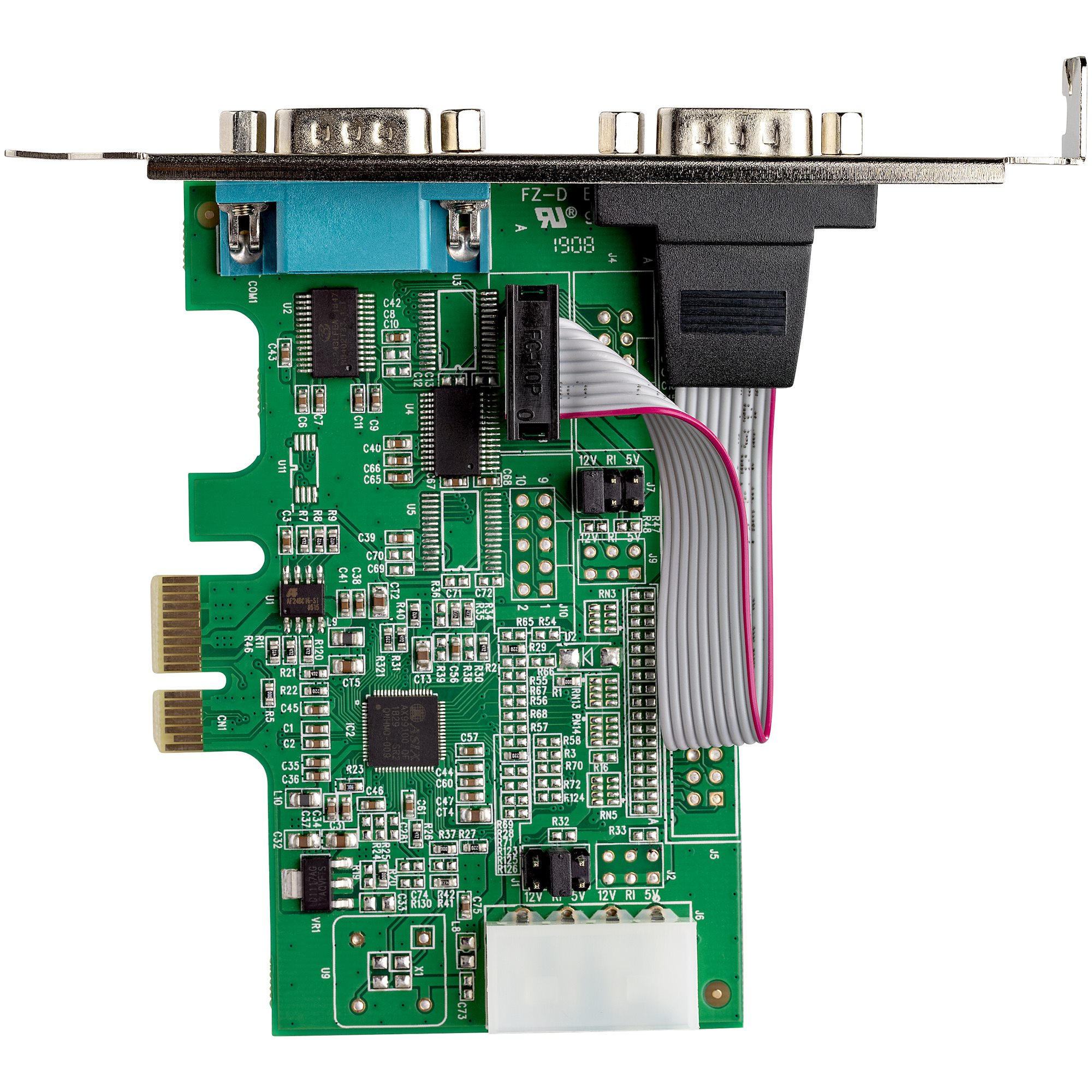 STARTECHCOM 2 Port PCI Express serielle Schnittstellenkarte 16950 UART 256ByteFIFOCache Adapterkarte