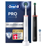 Braun Oral-B Pro 3 3900 Black/White mit 2. Handstueck Braun Oral-B Pro 3 3900 Black/White mit 2. Handstueck