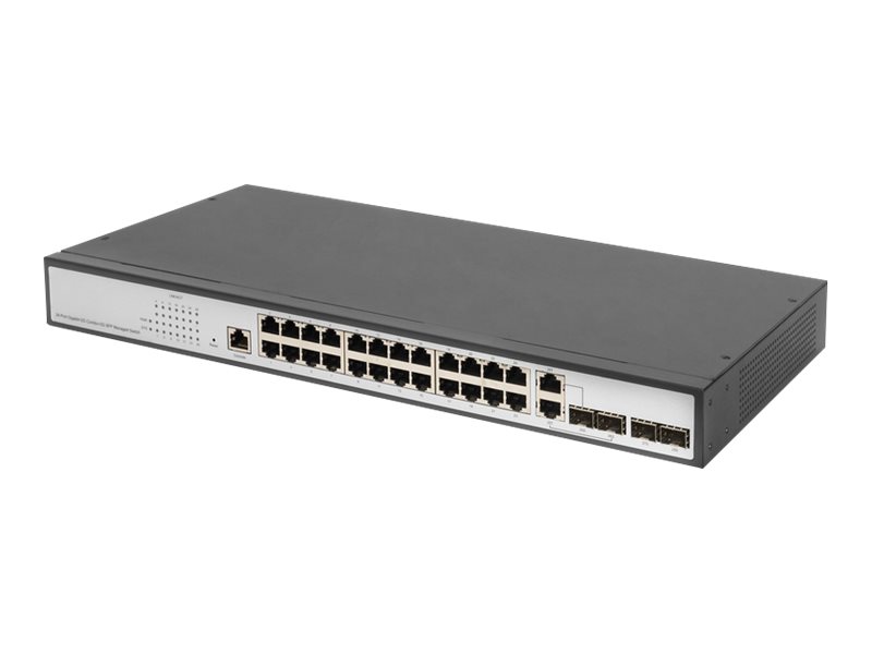 24-Port Gigabit Layer 2 Switch 24-port + 2 combo and 2 SFP uplink port