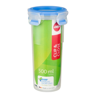 emsa Frischhaltedose CLIP & CLOSE 17,7 cm hoch transparent 0,5 l, 1 St. emsa Frischhaltedose CLIP & CLOSE 17,7 cm hoch transparent 0,5 l, 1 St.