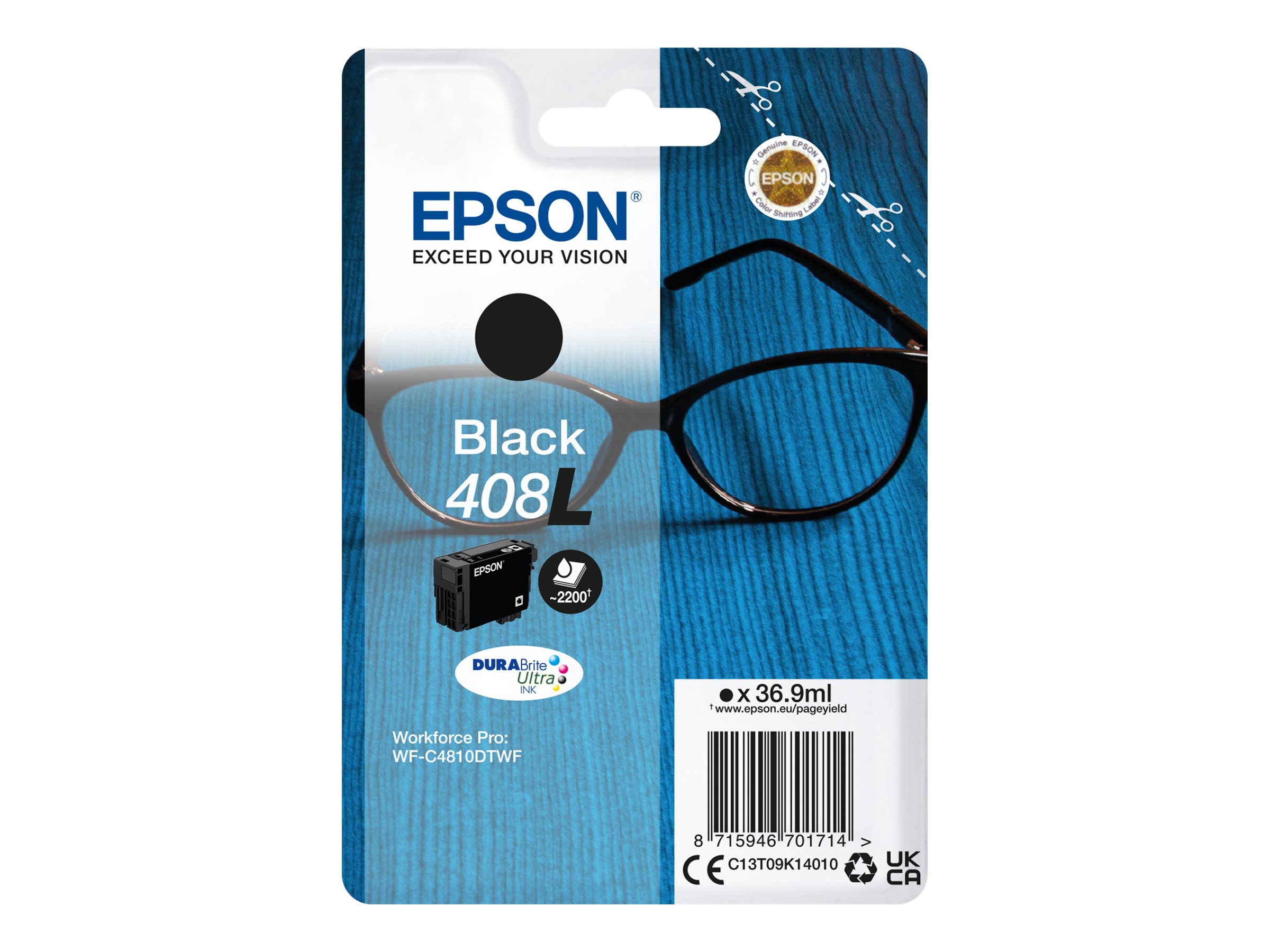 EPSON 408L/T09K1  schwarz Druckerpatrone