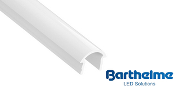 Barthelme Profilabdeckung LB25 BARdolino PMMA opalws 18,4x13,4mm 2,01m