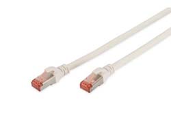 DIGITUS CAT 6 S-FTP Patchkabel Cu LSZH AWG 27/7 Lange 0,25 m 10 Stuck Farbe Weiss DIGITUS CAT 6 S-FTP Patchkabel Cu LSZH AWG 27/7 Lange 0,25 m 10 Stuck Farbe Weiss