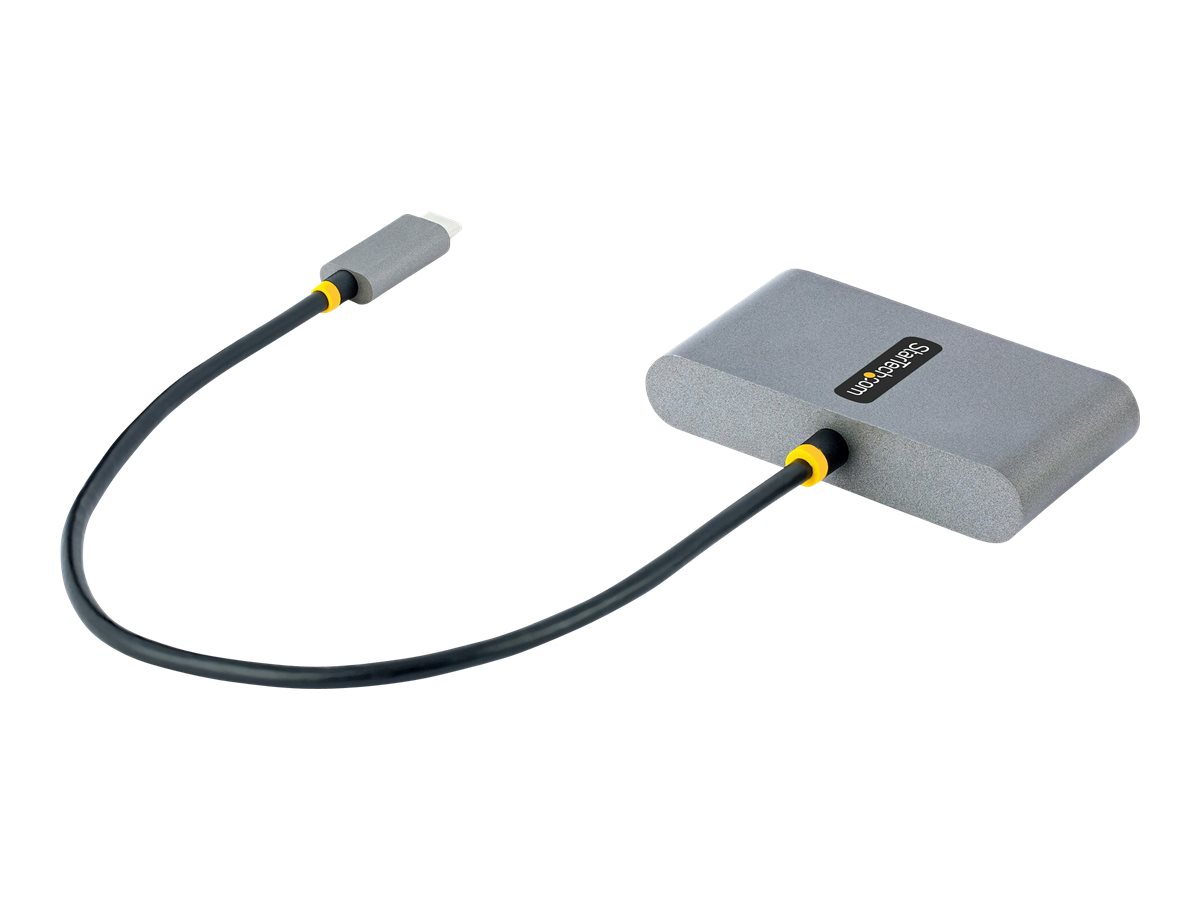 STARTECH.COM 4-Port USB-C Hub with 100W Power Delivery Pass-Through 2x USB-A + 2x USB-C 5Gbps 1ft/30cm Long Cable Portable USB 3.0