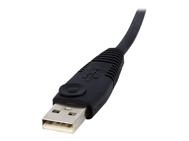STARTECH.COM 4,5 m 4-in-1 USB Dual Link DVI-D KVM-Switchkabel mit Audio und Mikrofon