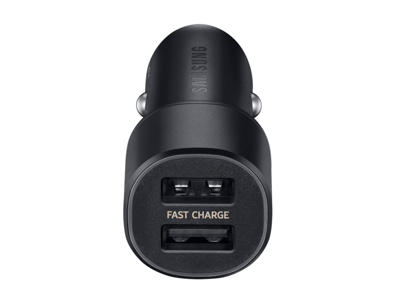 Samsung EPL1100NB Schnellladegeraet mit 2 USB A Anschluessen Schwarz Bulk