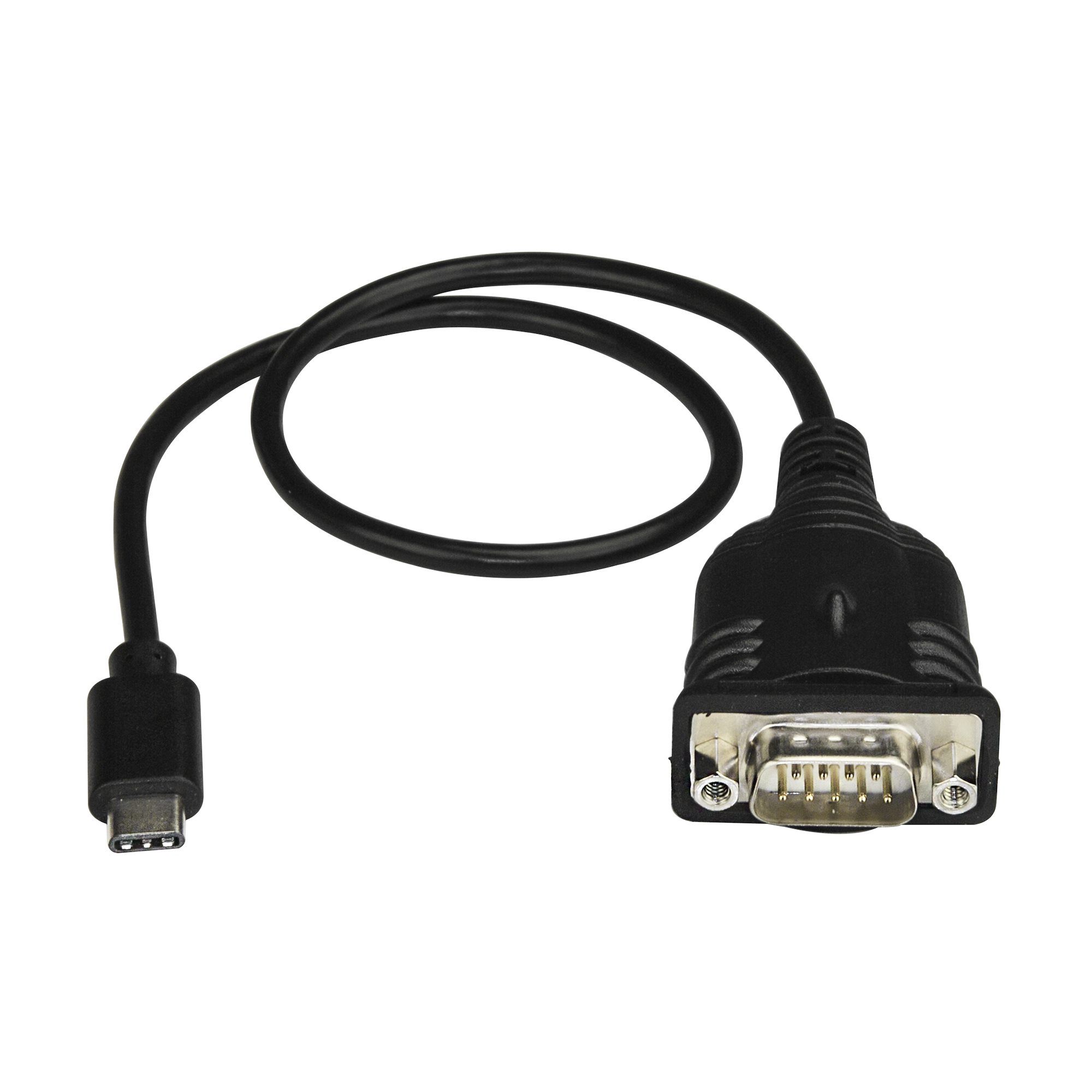 STARTECHCOM USBC auf Seriell Adapter USB C zu RS232 Kabel USB Typ C auf DB9 Kabeladapter Windows MacOS Linux kompatibel