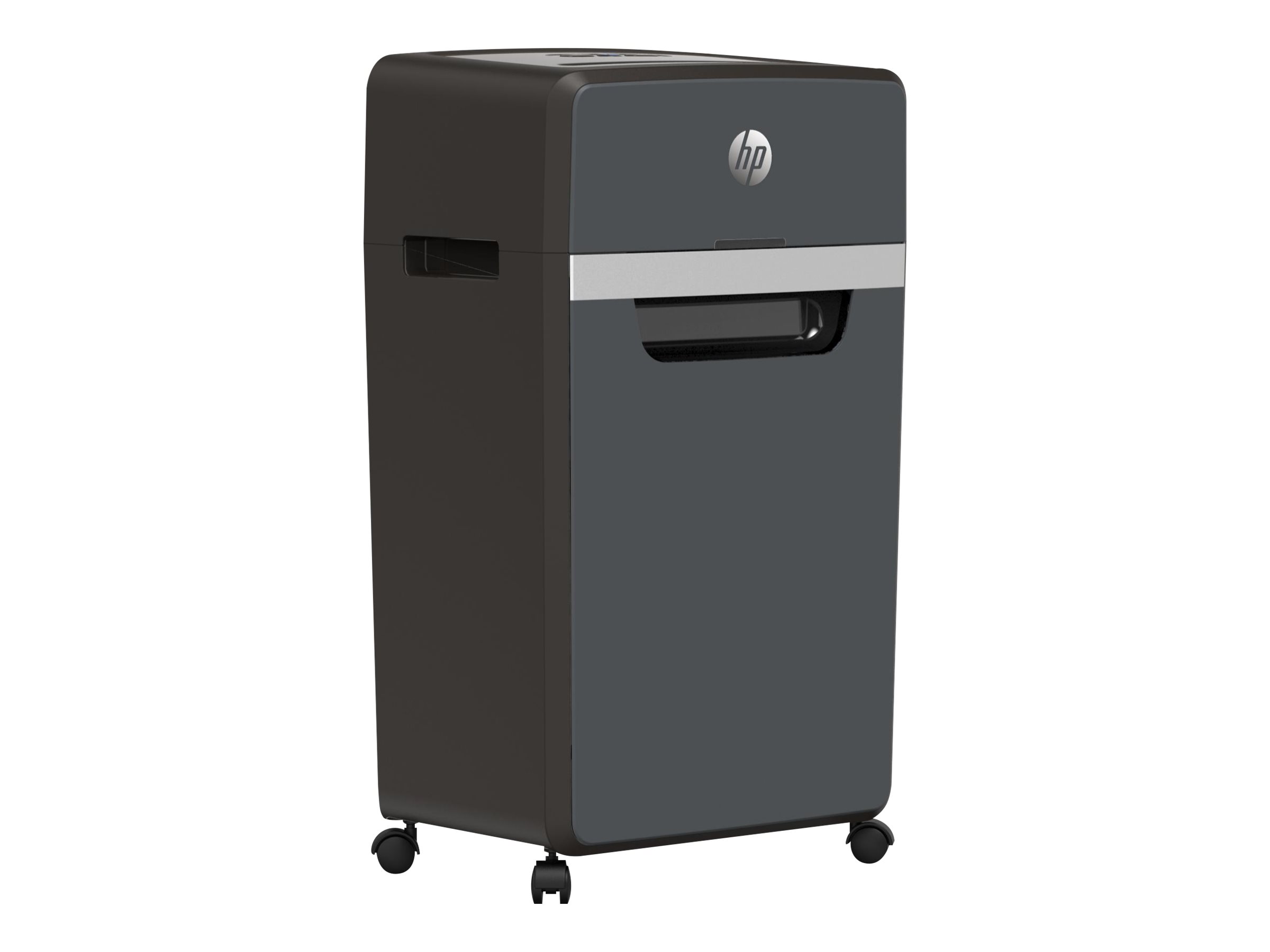 HP Pro Shredder 24CC Aktenvernichter mit Partikelschnitt P-4, 4 x 35 mm, bis 24 Blatt, schwarz