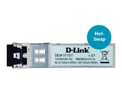 D-LINK DEM-311GT 1-Port Mini GBIC Transceiver fuer 1000BaseSX LC-Duplex IEEE 802.3z MM Fiber 62,5 bis 220m MM Fiber 50,0 bis 550m D-LINK DEM-311GT 1-Port Mini GBIC Transceiver fuer 1000BaseSX LC-Duplex IEEE 802.3z MM Fiber 62,5 bis 220m MM Fiber 50,0 bis 550m