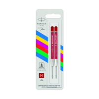 PARKER QUINKflow Basic Kugelschreiberminen M rot, 2 St. PARKER QUINKflow Basic Kugelschreiberminen M rot, 2 St.
