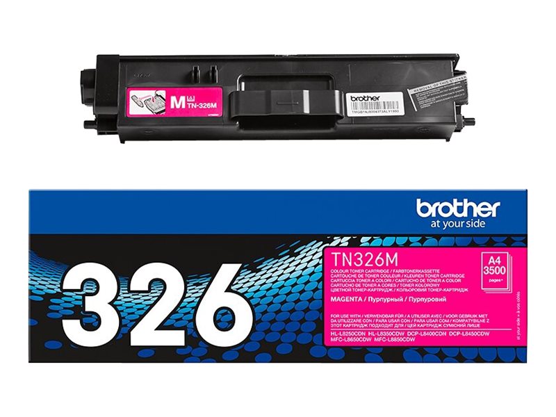 BROTHER TN-326M Toner magenta hohe Kapazität 3.500 Seiten 1er-Pack