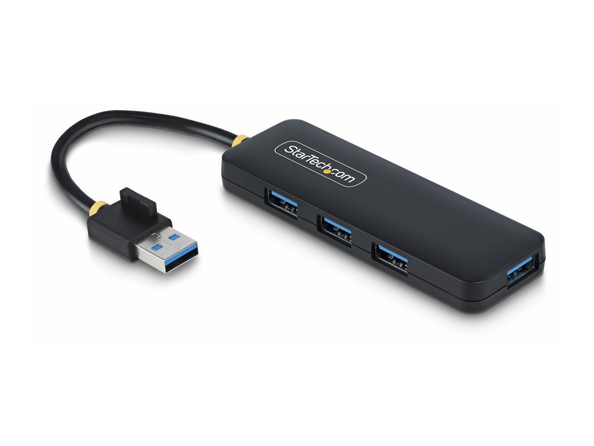 STARTECH.COM 4-Port USB-A Hub 5Gbps USB Busbetrieben Mini USB Hub Multi-Port USB Splitter Desktop USB 3.0 Hub