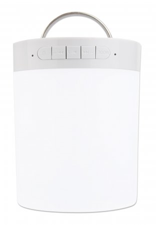MANHATTAN LEDBluetoothLautsprecher LEDLicht mit drei Helligkeitsstufen und sechs Farben MicroSDKartenslot 3,5mmKlinke