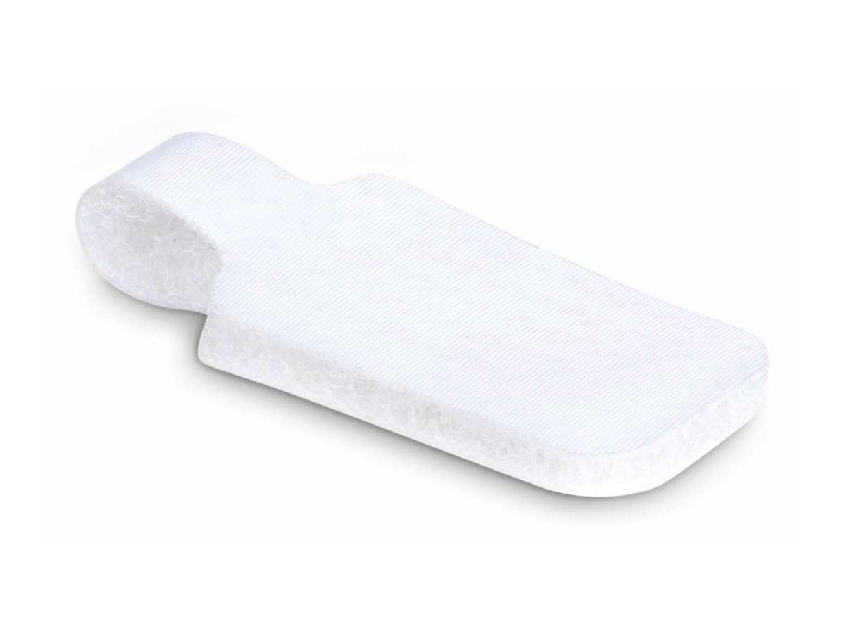 STARTECH.COM 9cm Kabelschilder 100 Stuck Weiss Klettverschluss mit Beschriftungsfeld Klettband Kabelbinder/Kabeletiketten
