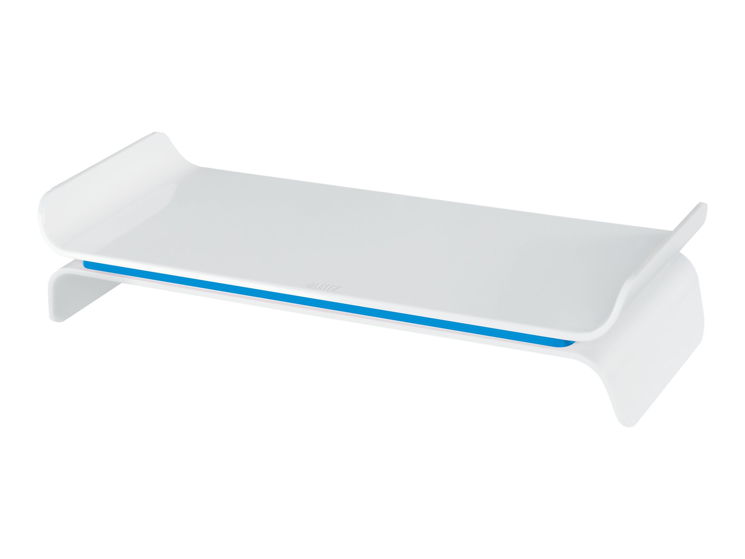LEITZ Monitorstaender Ergo WOW weiss, blau LEITZ Monitorstaender Ergo WOW weiss, blau