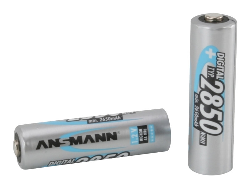4 ANSMANN Akkus Mignon AA 2.650 mAh
