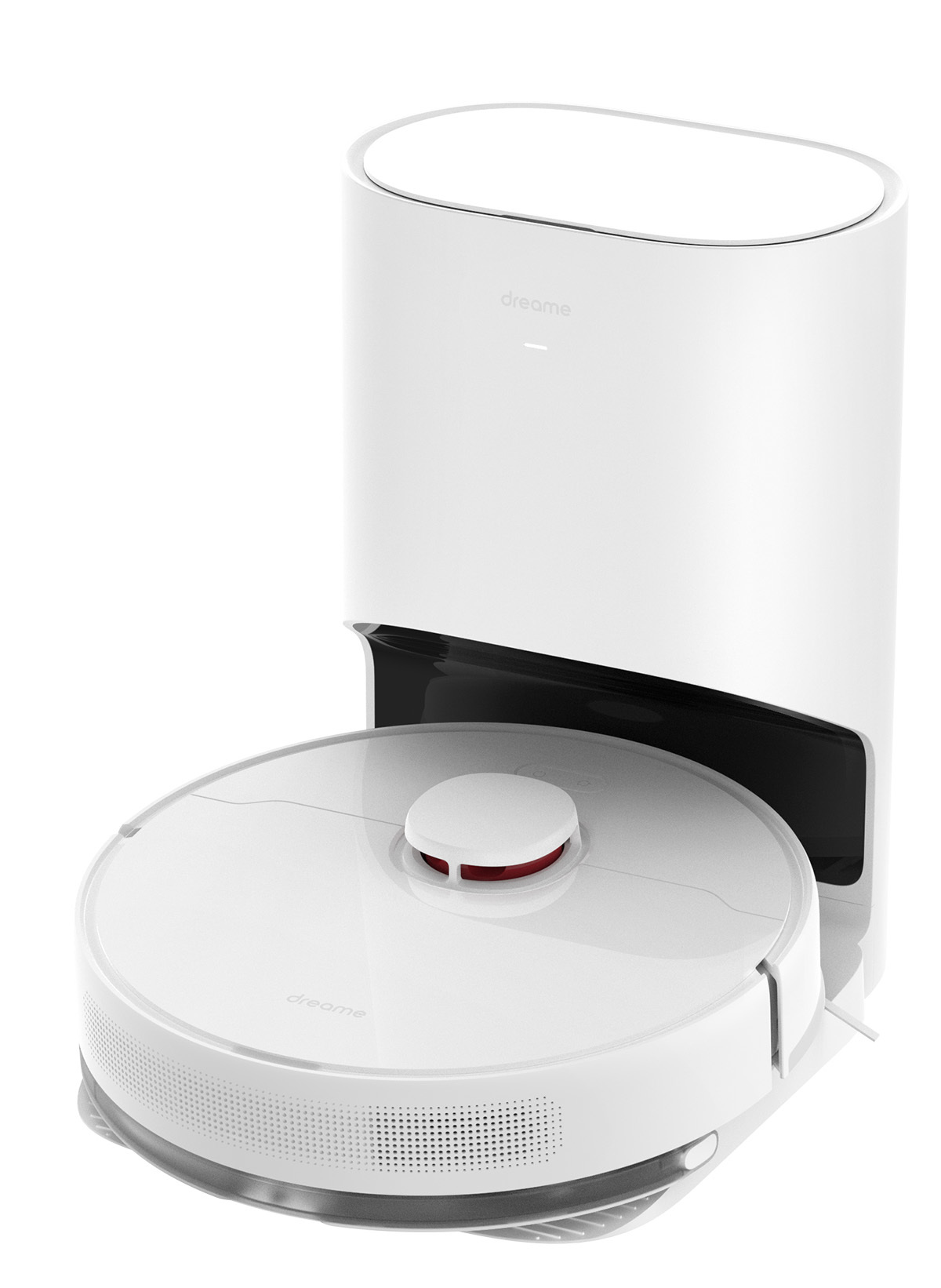 Dreame D10 Plus Roboterstaubsauger mit Absaugstation und Wischfunktion 4000Pa Weiss