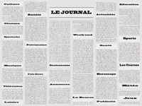 400 PROnappe Platzsets Vintage Zeitung weiss 30,0 x 40,0 cm 400 PROnappe Platzsets Vintage Zeitung weiss 30,0 x 40,0 cm