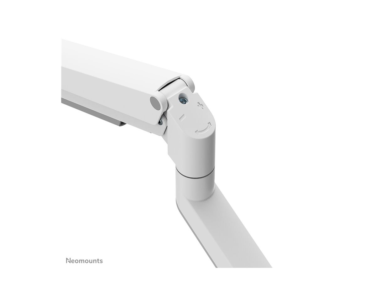 NEOMOUNTS Next Slim Desk Mount single display topfix clamp/grommet white