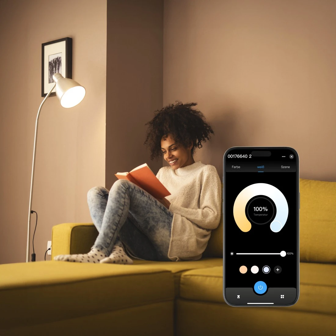 Hama Smarte Lampe E27 9 W
