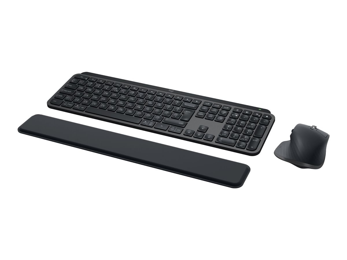 Logitech MX Keys S Combo Tastatur-Maus-Set kabellos schwarz Logitech MX Keys S Combo Tastatur-Maus-Set kabellos schwarz