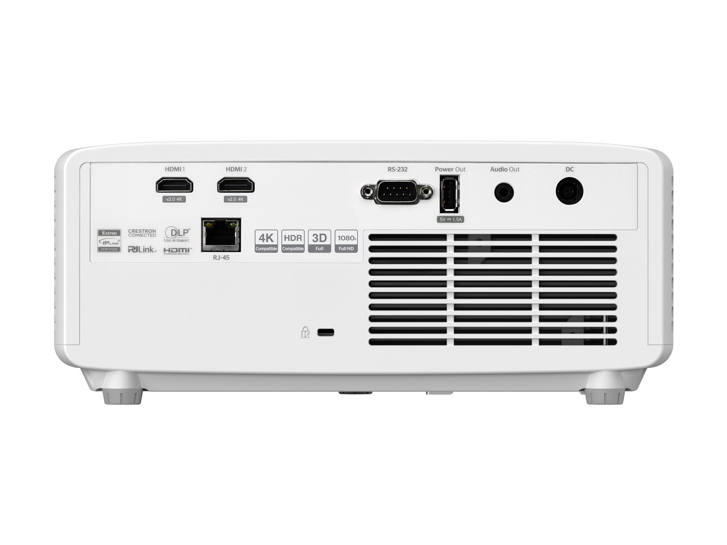 1920x1080 OPTOMA ZH450 DLP Laser 4500Lumen HDMI USB 3D Full HD White