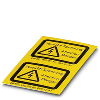 Phoenix Contact Warnschild WS-2K Phoenix Contact Warnschild WS-2K