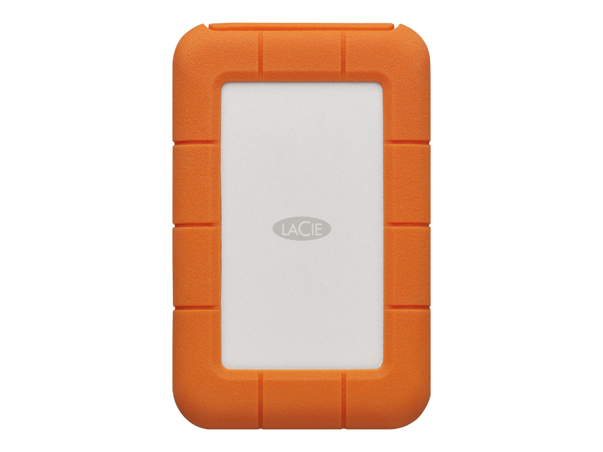 LACIE RUGGED 2TB USB-C USB3.0 Drop- crush- and rain-resistant for all-terrain use orange