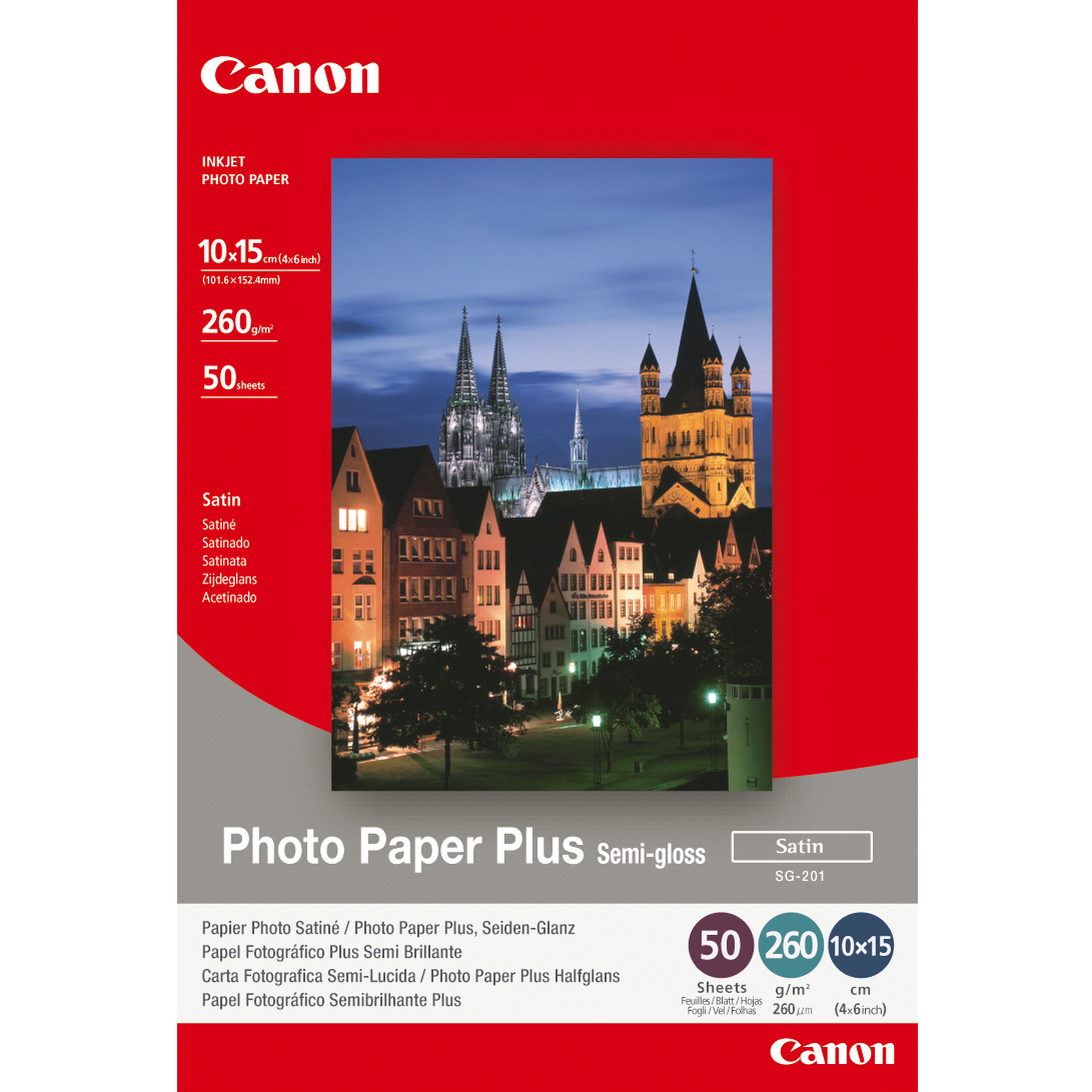 1686B015 CANON Fotokarten 10x15cm 50