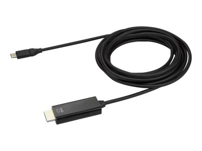 StarTech 3 m 10 ft USBC to HDMI Cable 4K at 60Hz Black