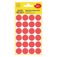 AVERY Zweckform Klebepunkte 3595 rot Ø 18,0 mm, 96 St. AVERY Zweckform Klebepunkte 3595 rot Ø 18,0 mm, 96 St.