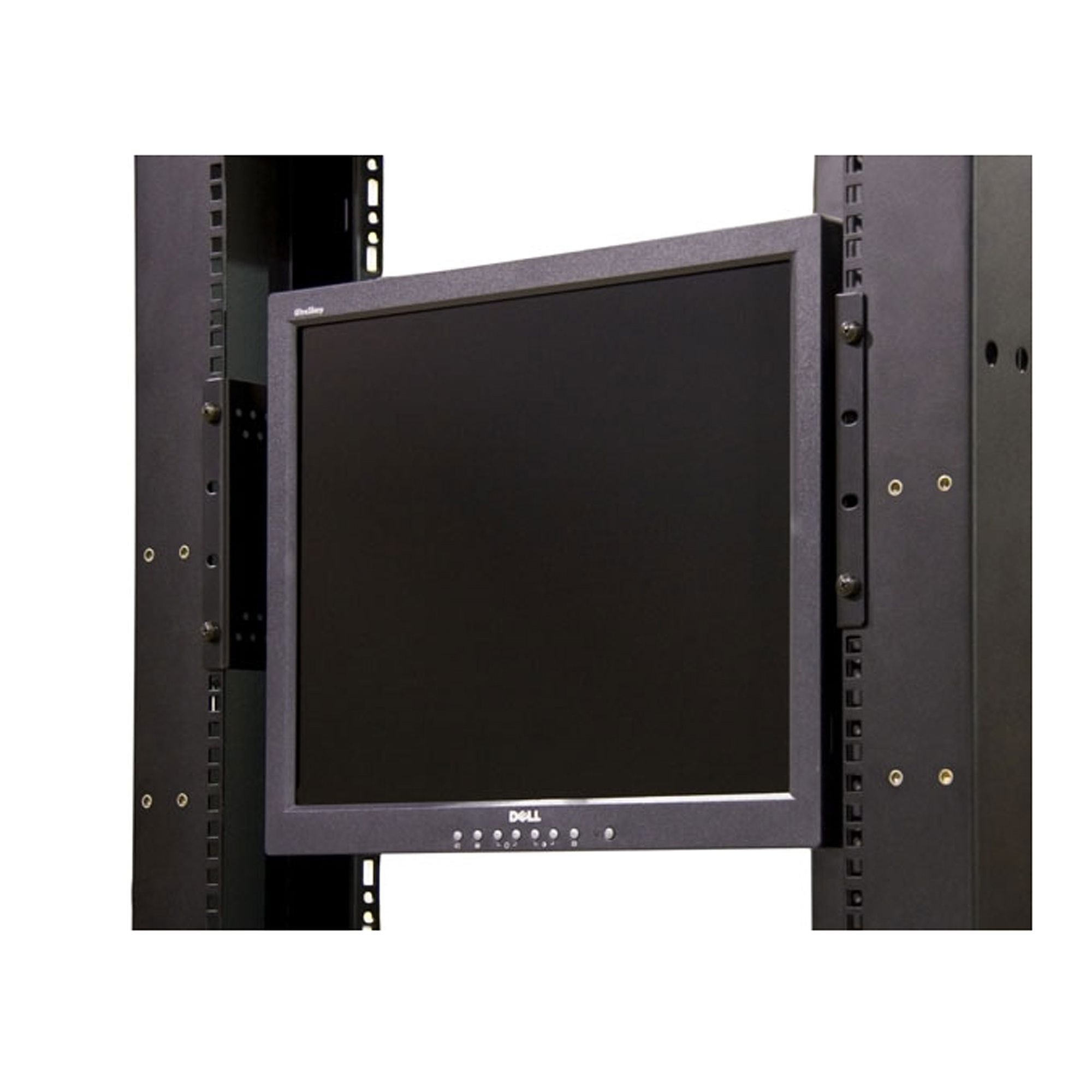 STARTECHCOM Universal LCD Monitor Vesa Halterung für 19 Zoll Serverschrank oder Rack Halterung für Monitor im Server Rack