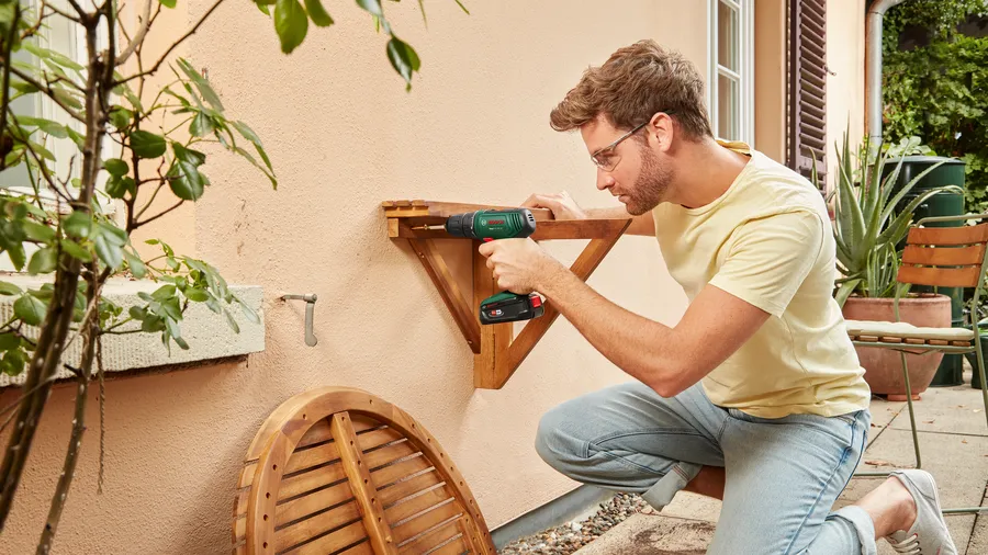 BOSCH Home Garden EasyDrill 18V40 AkkuBohrschrauberSet 18,0 V, mit 2 Akkus