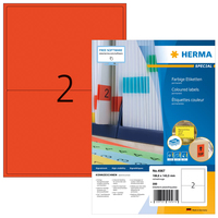 200 HERMA Etiketten 4567 rot 199,6 x 143,5 mm 200 HERMA Etiketten 4567 rot 199,6 x 143,5 mm