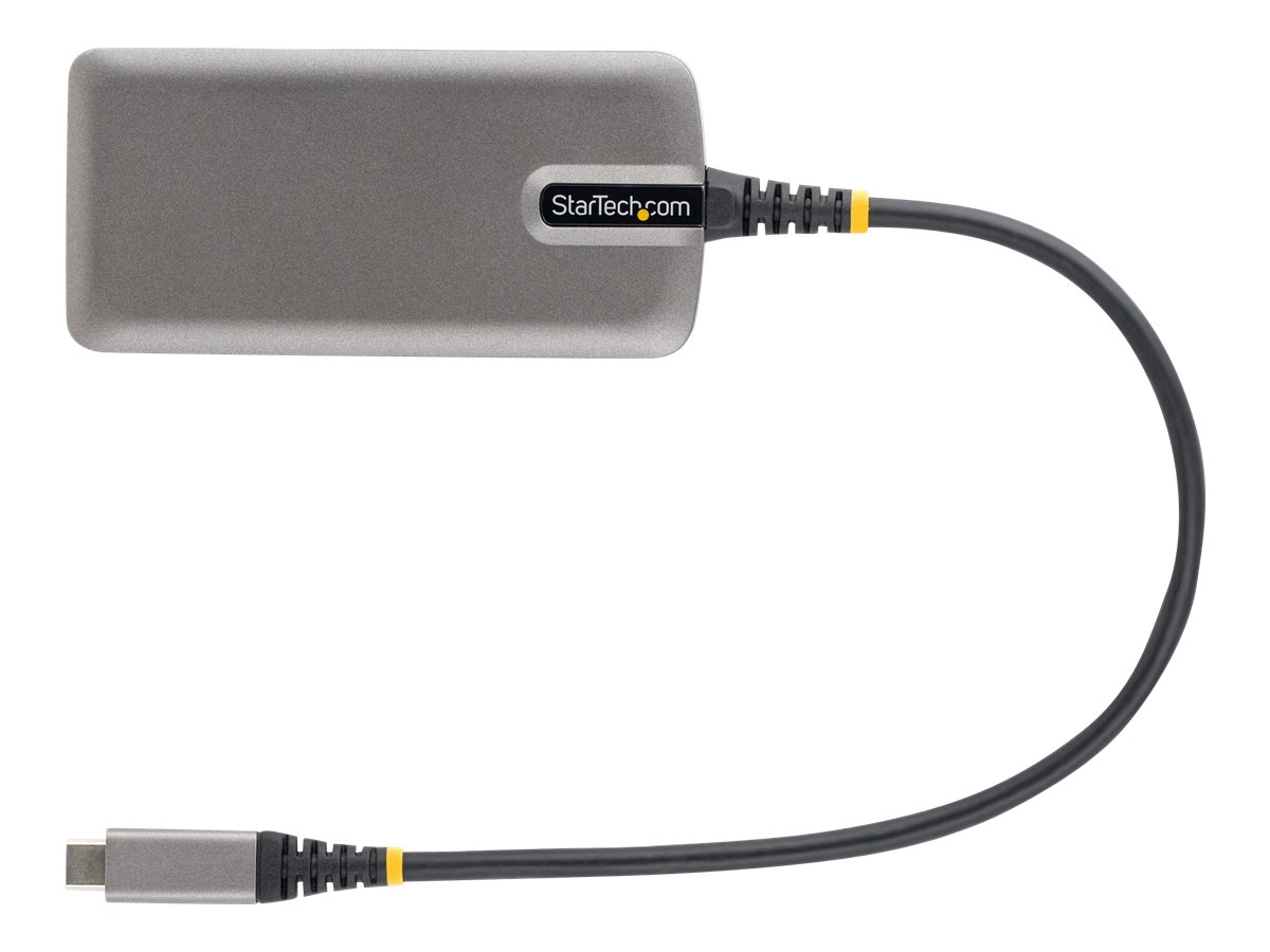STARTECH.COM USB-C Multiport Adapter - 4K 60Hz HDMI - 2 Port USB Hub - 100W PD - Works with Chromebook-Laptop Dockingstation