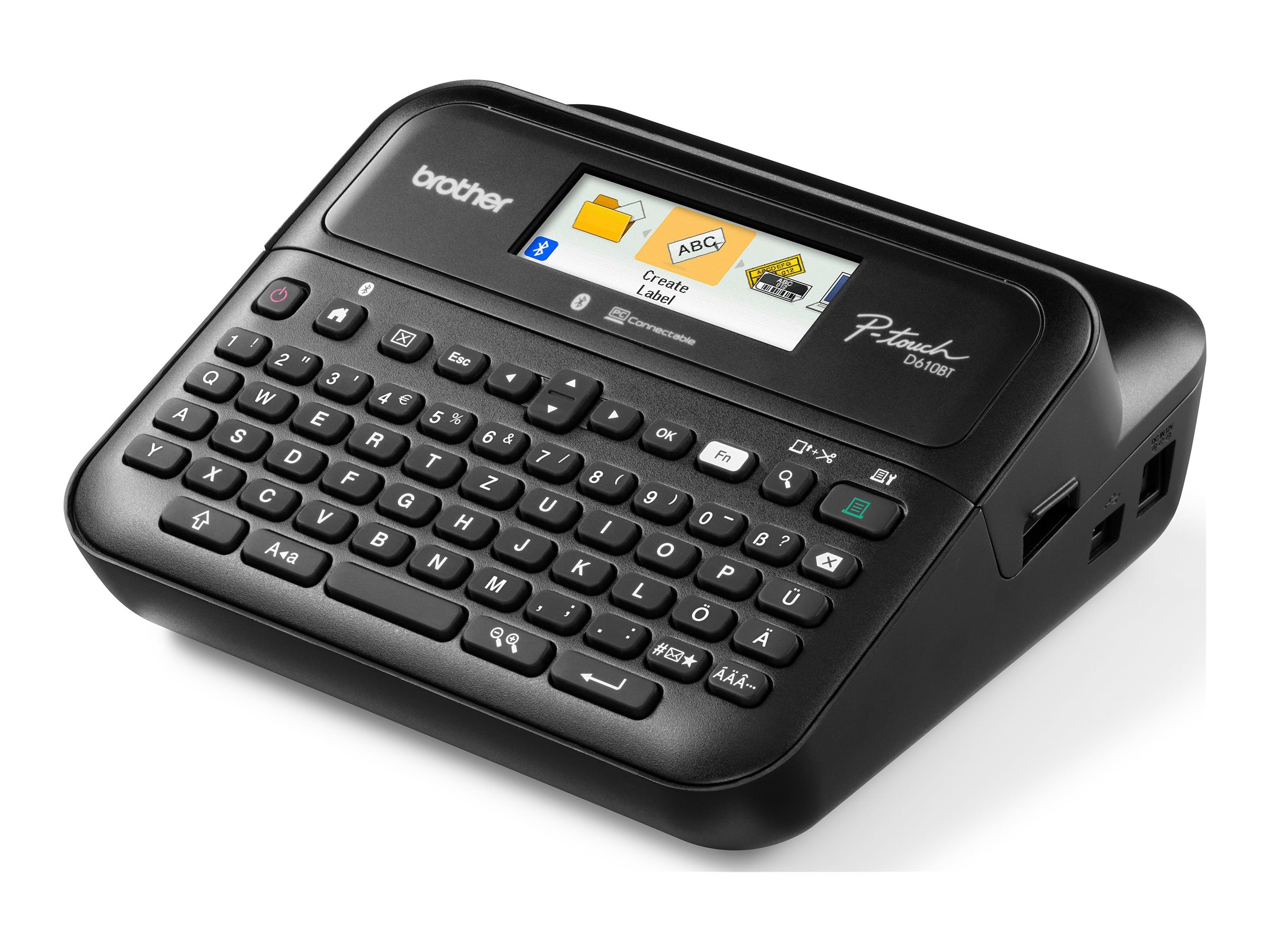 brother P-touch D610BTVP Beschriftungsgeraet schwarz brother P-touch D610BTVP Beschriftungsgeraet schwarz