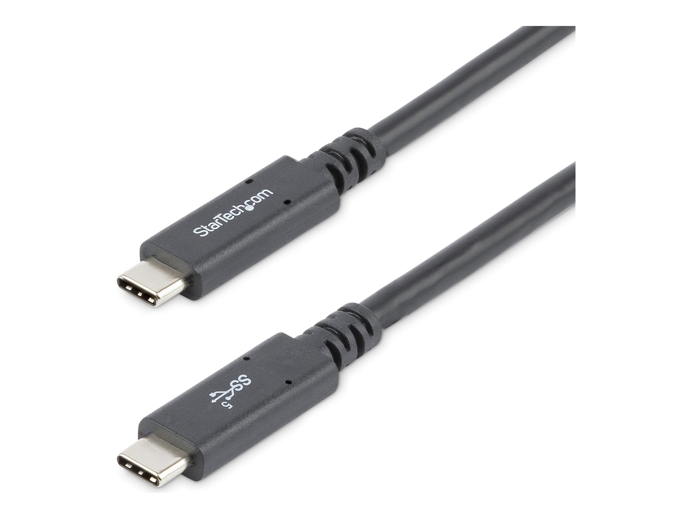 STARTECH.COM 6 ft 1.8m USB C to USB C Cable w/ 5A PD - M/M - USB 3.0 5Gbps - USB-IF Certified