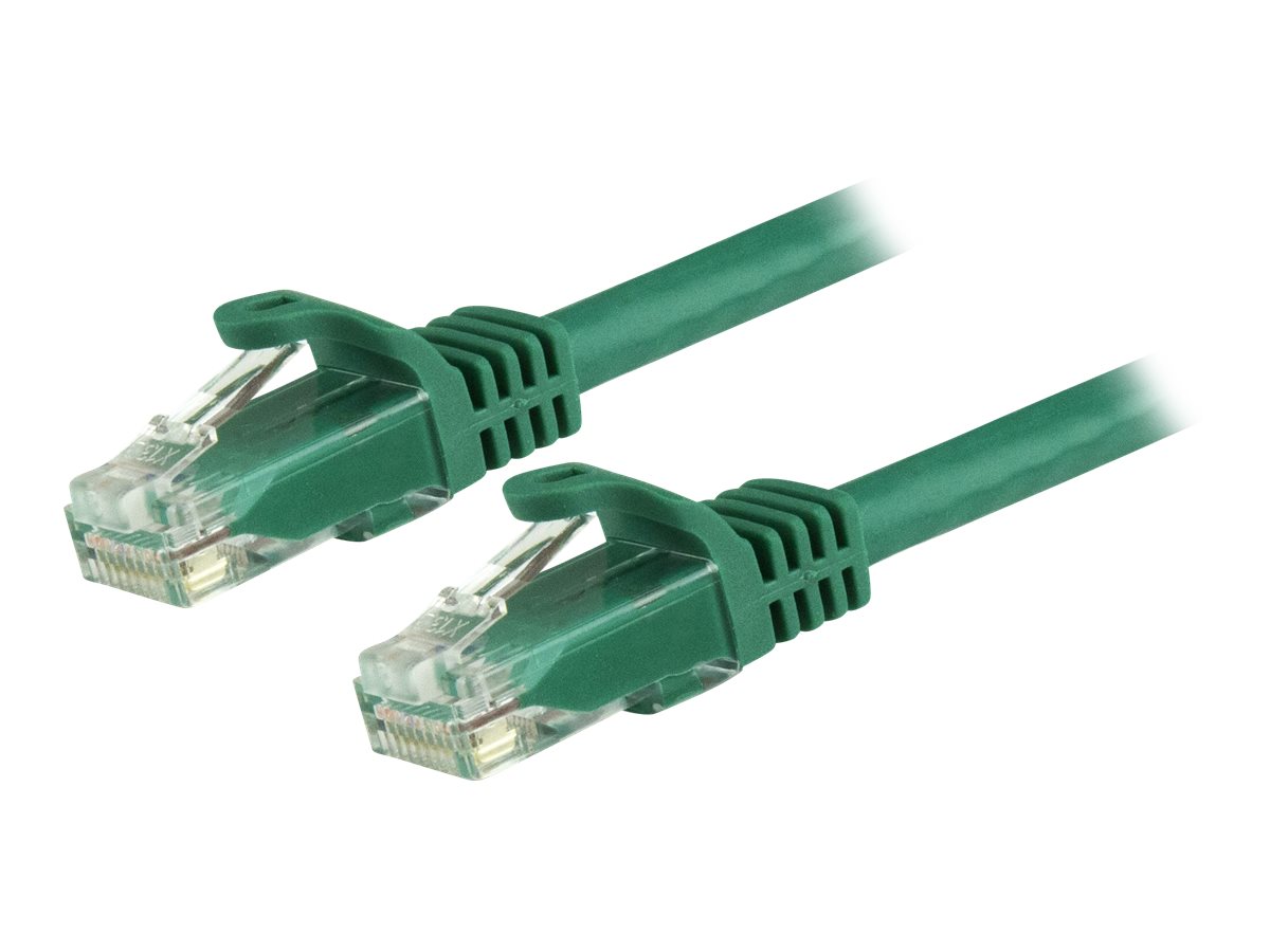 STARTECH.COM 3m Cat6 Gigabit Snagless Patchkabel - RJ45 UTP Netzwerkkabel mit Schutzmanschette - Cat 6 Kabel - Grün STARTECH.COM 3m Cat6 Gigabit Snagless Patchkabel - RJ45 UTP Netzwerkkabel mit Schutzmanschette - Cat 6 Kabel - Grün