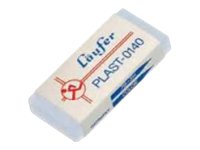 Laeufer Radiergummi PLAST0140 weiss, 1 St