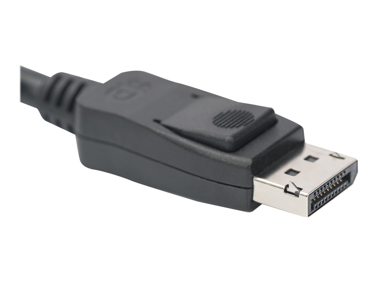 ASSMANN DisplayPort Kabel DP 10m Verriegelung Ultra HD 8K sw