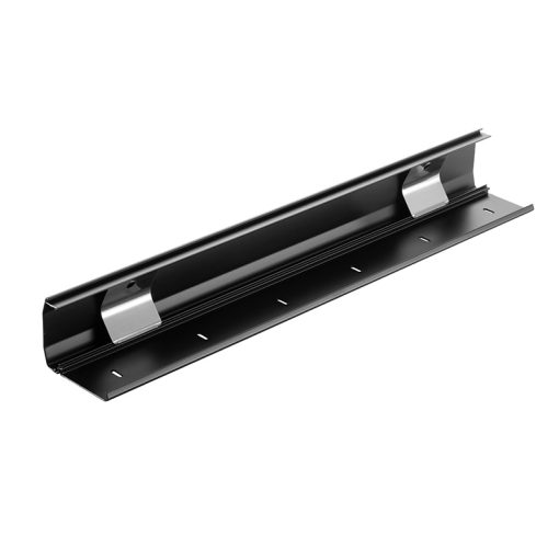 HAGOR HA Cablecover Click 50 Black Aluminium Kabelkanal mit Klappdeckel - zur Wandmontage - 500mm Laenge 60mm Breite 20mm Hoehe