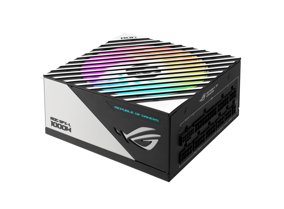 ASUS ROG Loki SFXL 1000W Platinum Power Supply Unit 80 Plus Platinum ARGB Fan Aura Sync PCIe Gen 50 Ready ATX 30 Compatible