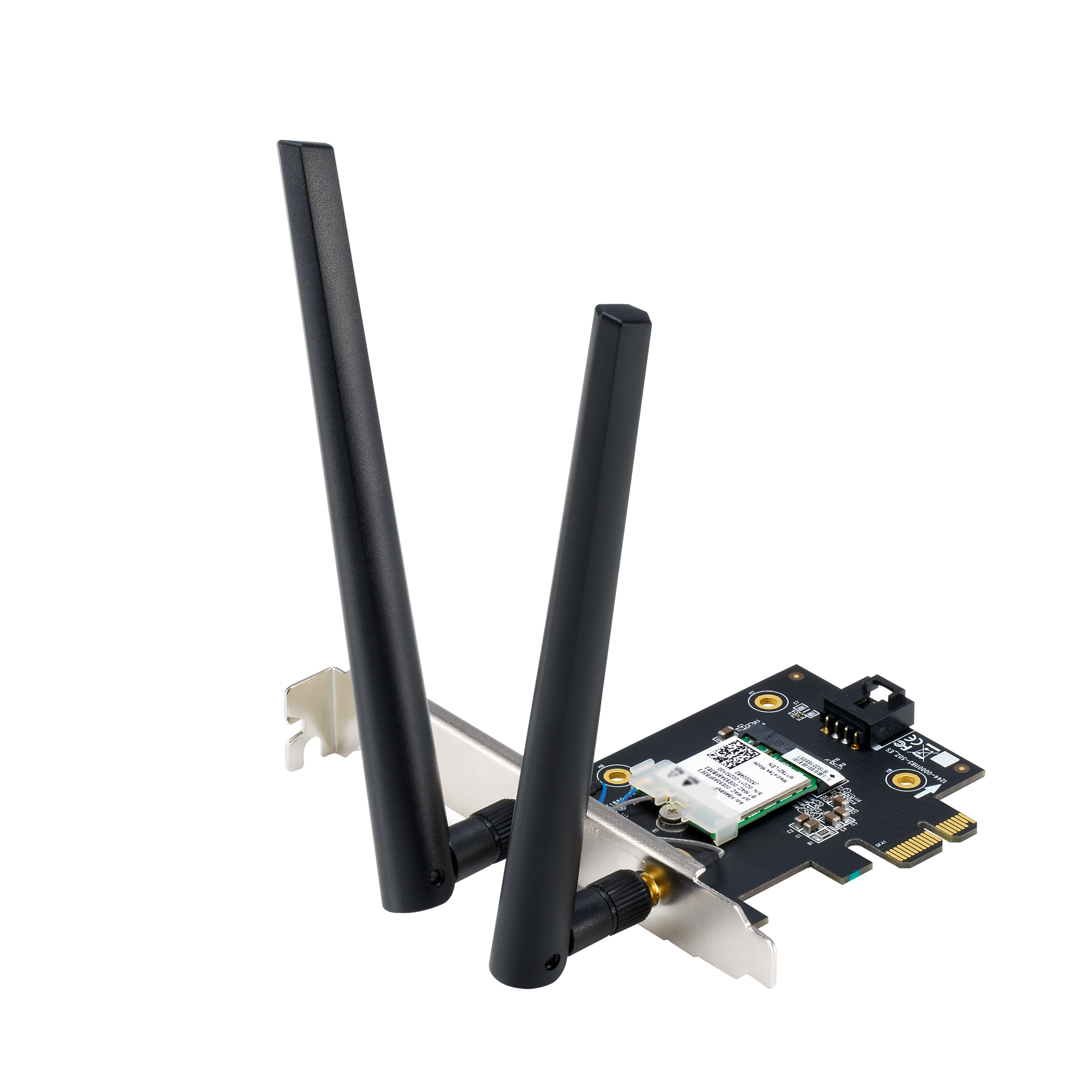 ASUS PCEBE6500 WiFi 7 Bluetooth 54 Adapter BE6500 Triband, PCI Express, 2x Externe Antenne