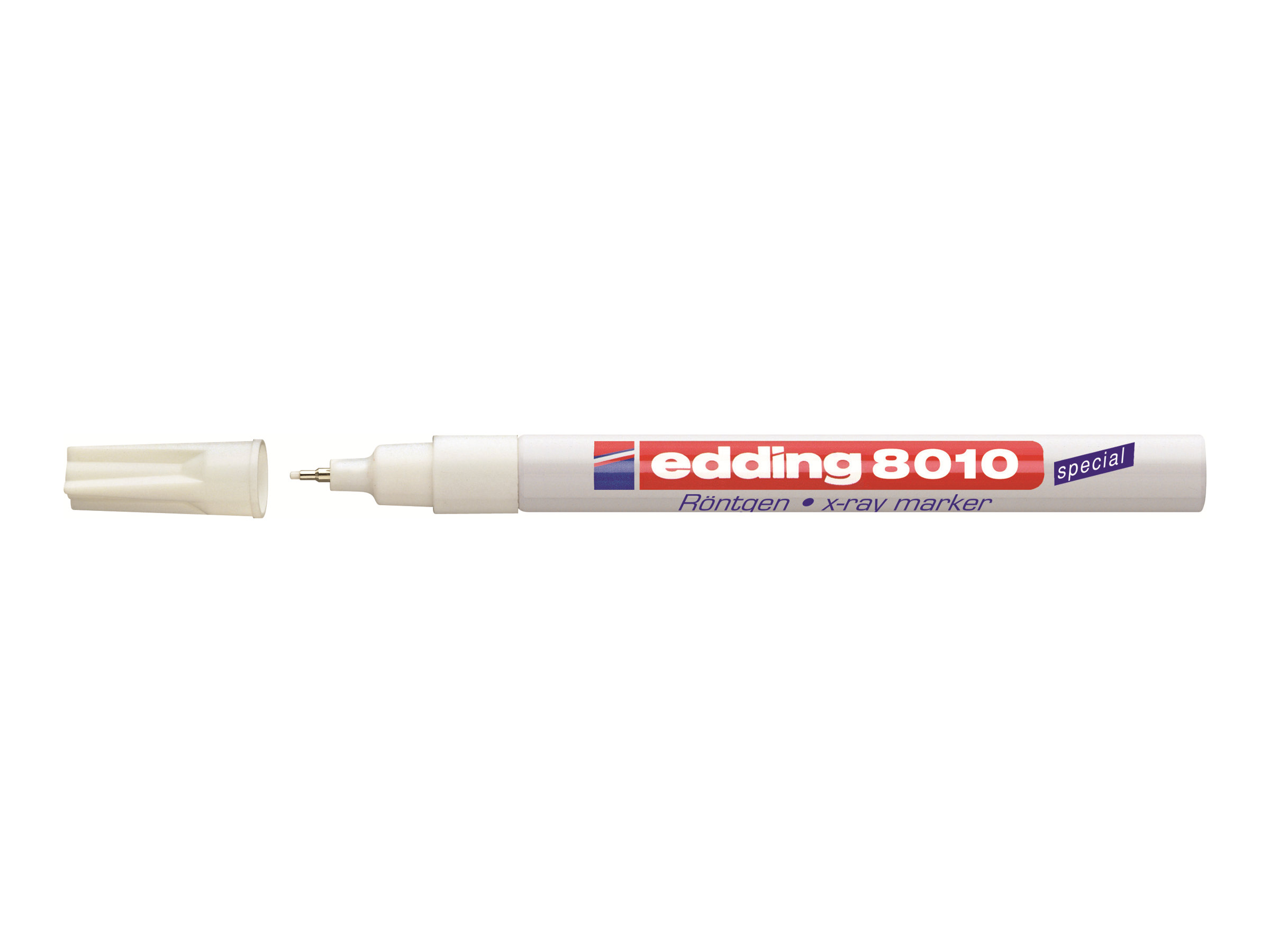 edding 8010 Labormarker weiß 0,75 mm, 1 St